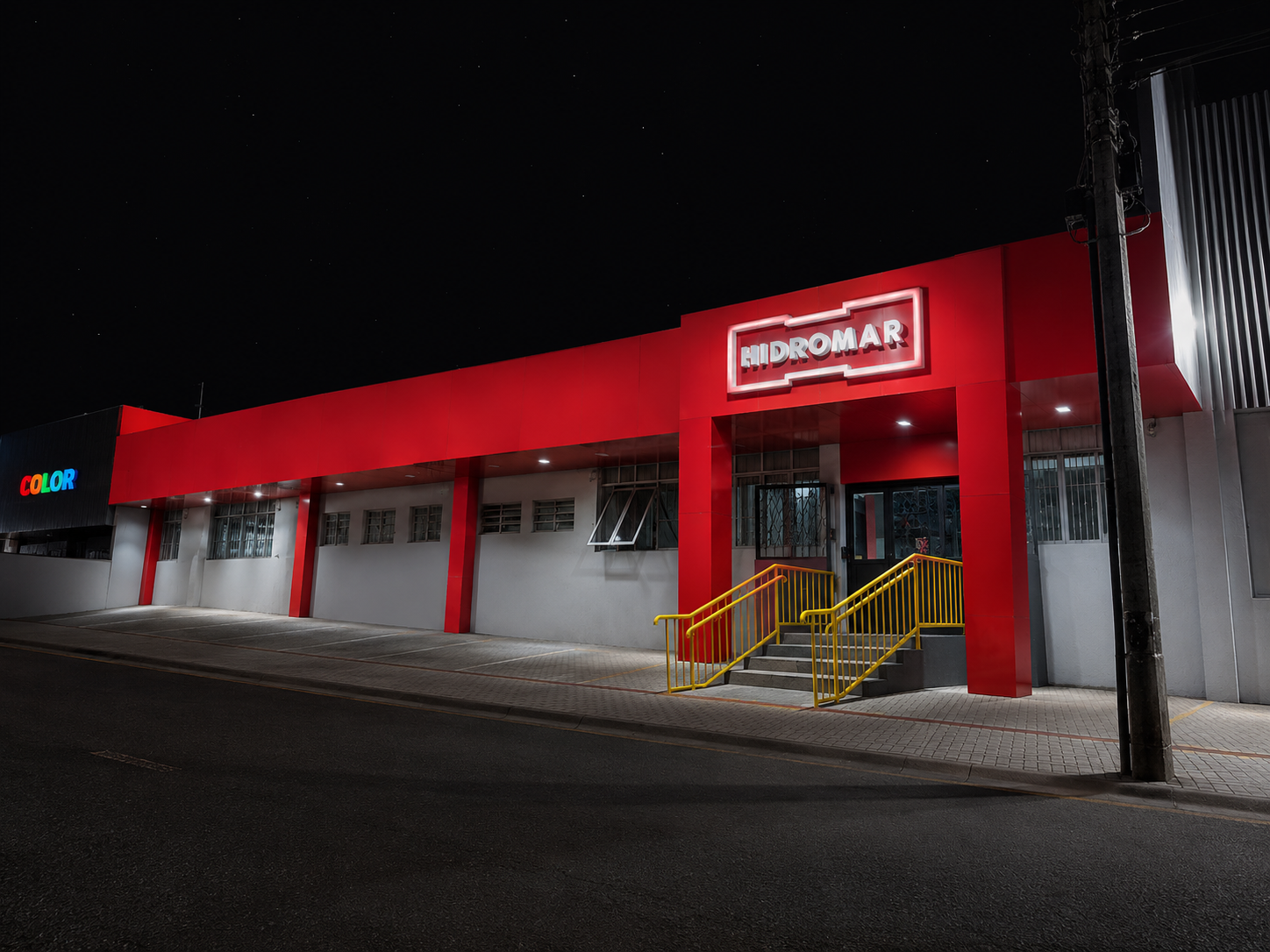 Fachada da Hidromar — fabricante de lavadoras profissionais em Londrina/PR